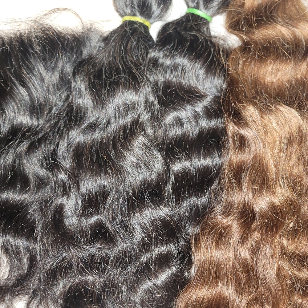 Luxurious Black and Brown Hair Extensions